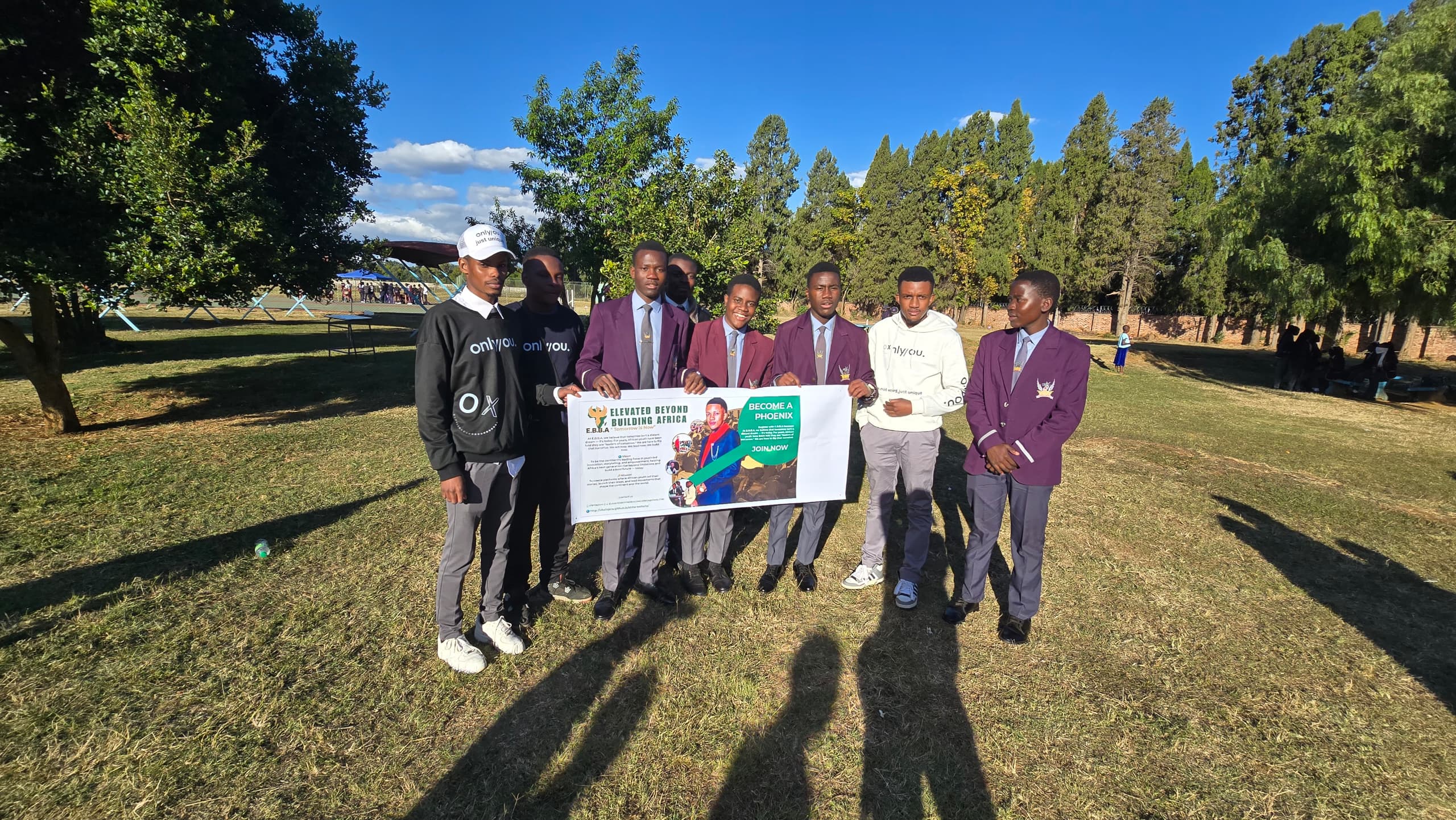 EBBA members with students
